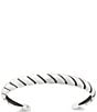 James Avery Half Twist Cuff Bracelet, Color:Sterling Silver - Image 1