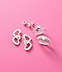 James Avery Heart Gemstone Stud Earrings - Image 3