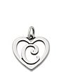 James Avery Heart Initial Charm - Image 5