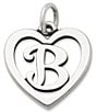 Color:B - Image 1 - Heart Initial Charm
