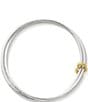 James Avery Heart of Gold 14K Combo Bangle Bracelet - Image 1