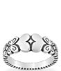 Color:Sterling Silver - Image 1 - Sterling Silver Hearts and Butterflies Ring