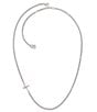 James Avery Sterling Silver Horizon Cross Necklace, Color:Sterling Silver - Image 1