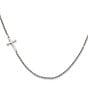 James Avery Sterling Silver Horizon Cross Necklace, Color:Sterling Silver - Image 2
