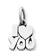 Color:Sterling Silver - Image 1 - I Love You Charm