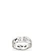 James Avery I Love You Mom Heart Band Ring - Image 1