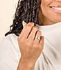 James Avery I Love You Mom Heart Band Ring - Image 4