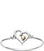 Color:Sterling Silver/Gold - Image 1 - Joy of My Heart Bracelet