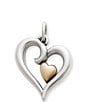 Color:Sterling 14K Gold - Image 1 - Joy of My Heart Small 14K Pendant