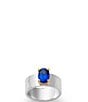 James Avery Julietta Sterling Silver Birthstone Ring with Lab-Created Gem and 14K Gold - Image 2