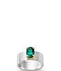 James Avery Julietta Sterling Silver Birthstone Ring with Lab-Created Gem and 14K Gold - Image 1
