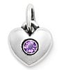 James Avery Keepsake Heart Birthstone with Gem Charm - Image 2
