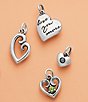 James Avery Keepsake Heart Birthstone with Lab-Created Gem Charm - Image 4