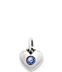 James Avery Keepsake Heart Birthstone with Lab-Created Gem Charm - Image 1