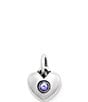 James Avery Keepsake Heart Birthstone with Lab-Created Gem Charm - Image 2