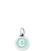 James Avery Light Blue Enamel Initial Charm - Image 3