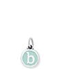 James Avery Light Blue Enamel Initial Charm - Image 2