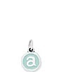 James Avery Light Blue Enamel Initial Charm - Image 1