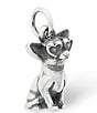 Color:Sterling Silver - Image 2 - Little Chihuahua Charm