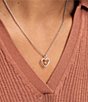 James Avery Love and Faith Dangle Charm, Color:Sterling Silver/Bronze - Image 2