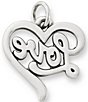 James Avery Love in My Heart Charm, Color:Sterling Silver - Image 2