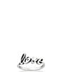James Avery Love Script Ring - Image 1