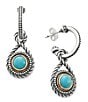 James Avery Marjan Gemstone Hoop Dangle Earrings - Image 1