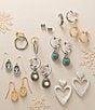 James Avery Marjan Gemstone Hoop Dangle Earrings - Image 3