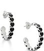 James Avery Medium Enamel Connected Hearts Hoop Earrings - Image 1
