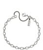 Color:Sterling Silver - Image 3 - Medium Twist Charm Bracelet