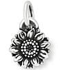 Color:Sterling Silver - Image 1 - Mini Sunflower Charm