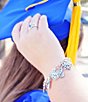 Color:Sterling Silver - Image 5 - Mortarboard Graduation Charm