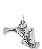 Color:Sterling Silver - Image 1 - My Maryland State Charm