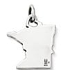 Color:Sterling Silver - Image 2 - My Minnesota State Charm