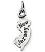 Color:Sterling Silver - Image 1 - My New Jersey State Charm
