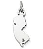 Color:Sterling Silver - Image 2 - My New Jersey State Charm