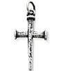 Color:Sterling Silver - Image 1 - Nail Cross Sterling Silver Pendant