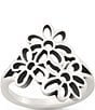 James Avery Open Floral Band Ring, Color:Sterling Silver - Image 1