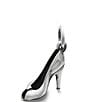 Color:Sterling Silver - Image 1 - Open Toe High Heel Charm