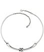 James Avery Original Lovers' Knot Sterling Silver Collar Necklace - Image 1