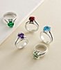 James Avery Oval Gemstone Sterling Silver Ring - Image 3