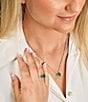 James Avery Oval Lab-Created Emerald Gemstone Ring - Image 6
