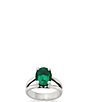 James Avery Oval Lab-Created Emerald Gemstone Ring - Image 1