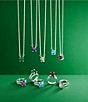 James Avery Oval Lab-Created Emerald Gemstone Ring - Image 4