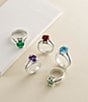 James Avery Oval Lab-Created Emerald Gemstone Ring - Image 5