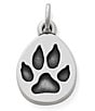 Color:Silver - Image 1 - Paw Print Charm