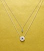 Color:Sterling Blue - Image 3 - Petite Blue Enamel Cross Necklace