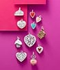 James Avery Petite Framed Heart Charm, Color:Sterling Bronze - Image 4