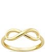 Color:14k Gold - Image 1 - 14K Gold Petite Infinity Ring