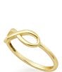 Color:14k Gold - Image 2 - 14K Gold Petite Infinity Ring
